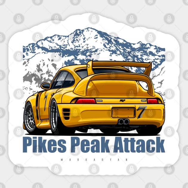 Pikes Peak legend Sticker by Markaryan